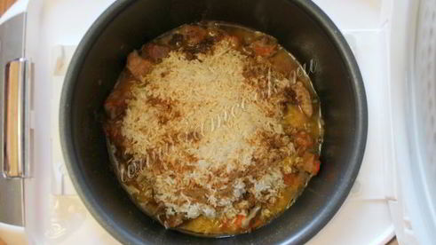 плов со свининой в мультиварке