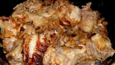 плов со свиными ребрышками