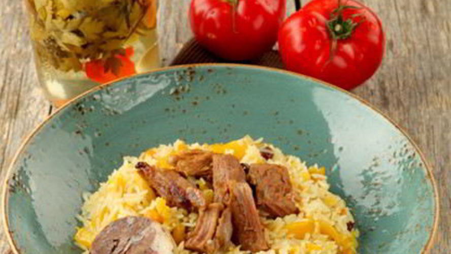 Рецепт плов той оши с нутом и изюмом