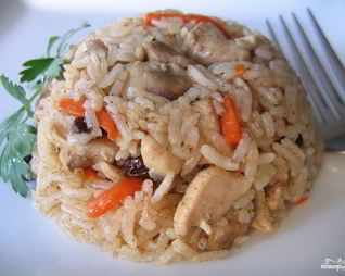 Плов узбекский с курицей