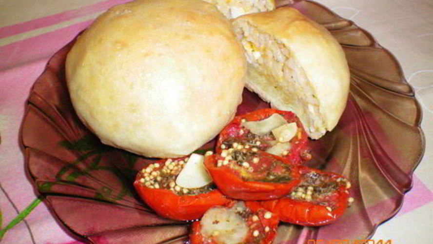 Рецепт плов в булочке