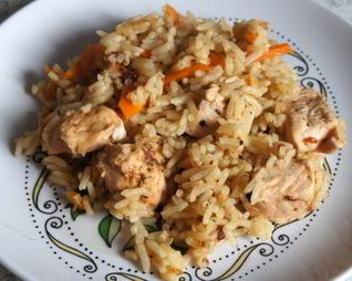 Плов в мультиварке поларис