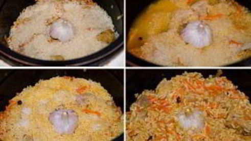 плов в мультиварке-скороварке