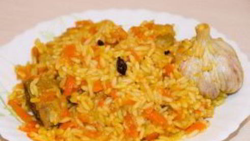 плов в мультиварке-скороварке