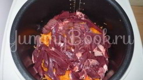 свиные потроха с рисом в мультиварке