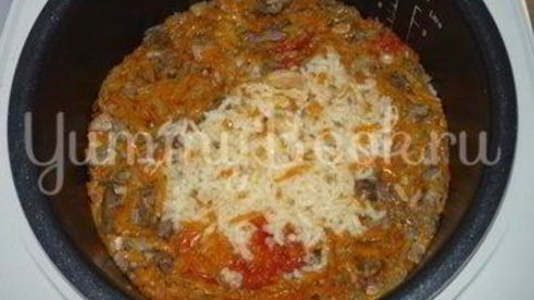 свиные потроха с рисом в мультиварке