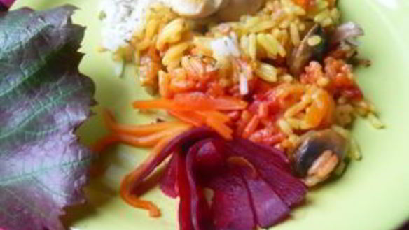 Рецепт Трехцветный плов