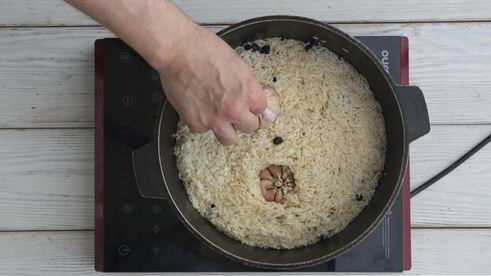 узбекский плов в казане