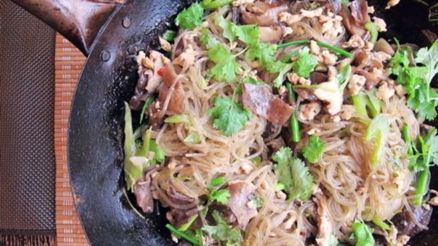 Рецепт прозрачная лапша с курицей