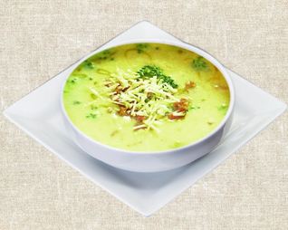 Пюре из брокколи с картофелем и сыром