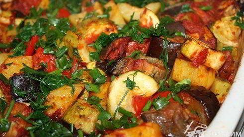 бриам — греческое овощное рагу