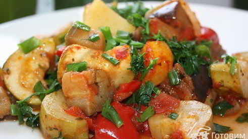 бриам — греческое овощное рагу