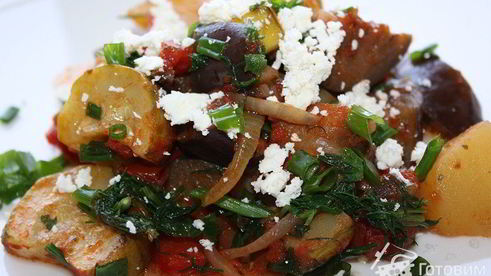 бриам — греческое овощное рагу