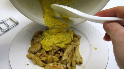 фрикасе из куриных грудок