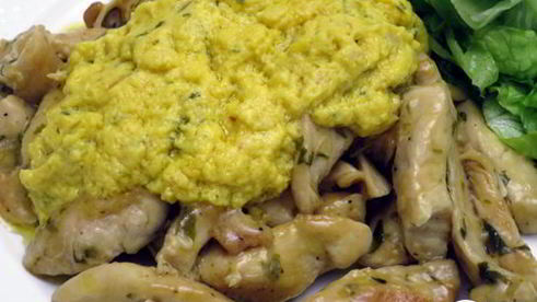 фрикасе из куриных грудок