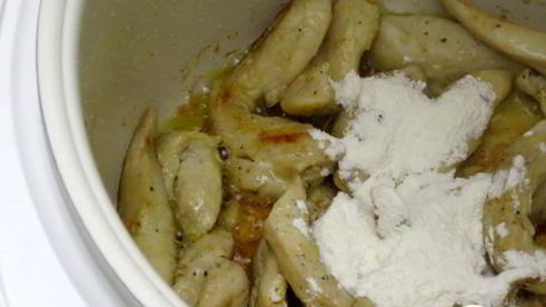 фрикасе из куриных грудок