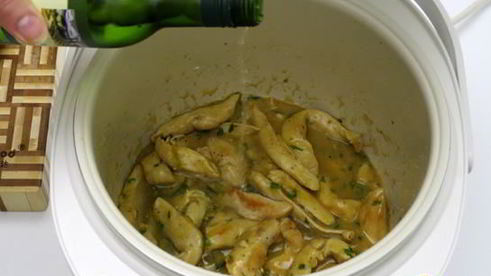 фрикасе из куриных грудок