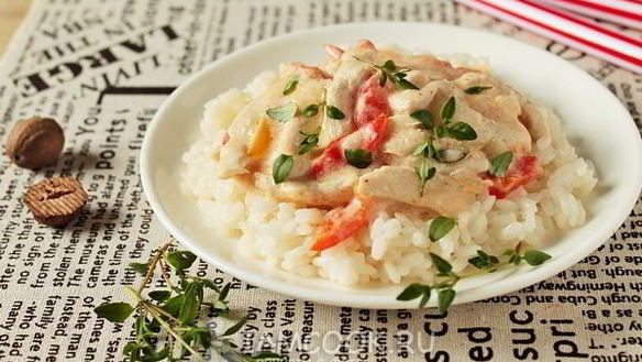 Рецепт Фрикасе из курицы с овощами