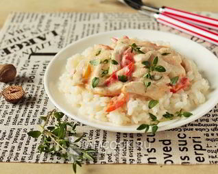 Фрикасе из курицы с овощами