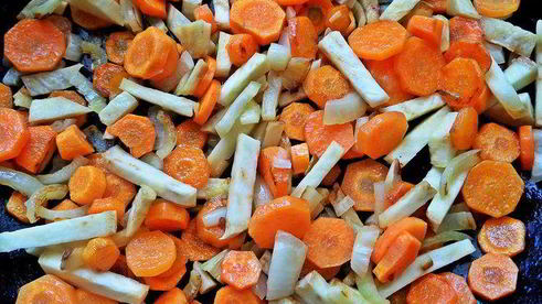 грибное рагу с овощами