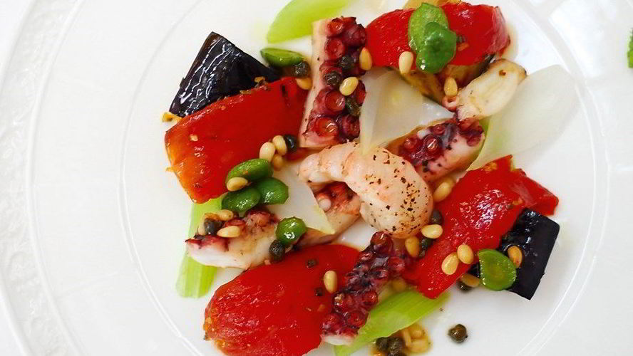 Рецепт капоната с морепродуктами