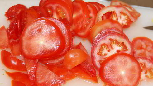 мясное рагу с баклажанами, перцем и помидорами