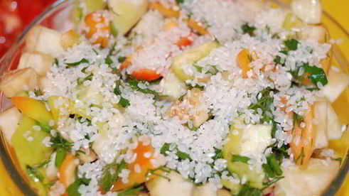 мясное рагу с баклажанами, перцем и помидорами