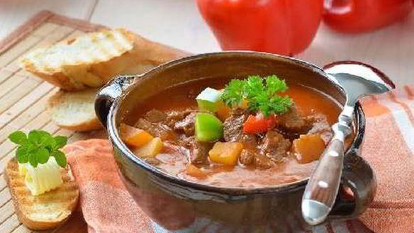 Рецепт Мясное рагу с картофелем и болгарским перцем