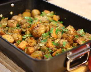 Овощное рагу — постное блюдо