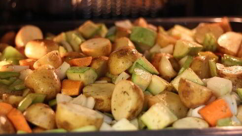 овощное рагу — постное блюдо