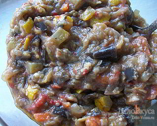 Овощное рагу с баклажанами и кабачками