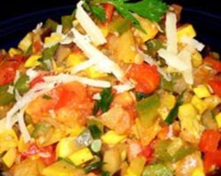 Овощное рагу с баклажанами