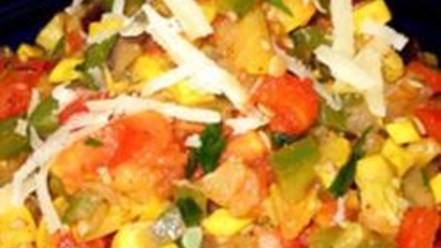 Рецепт овощное рагу с баклажанами