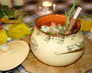 Овощное рагу с бараниной по-шотландски