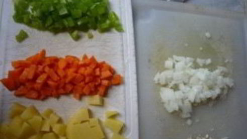 овощное рагу с фаршем