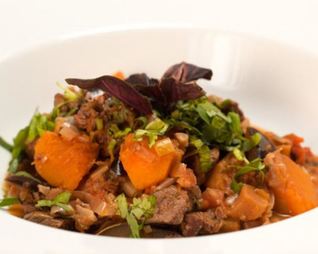 Овощное рагу с говядиной