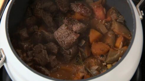 овощное рагу с говядиной