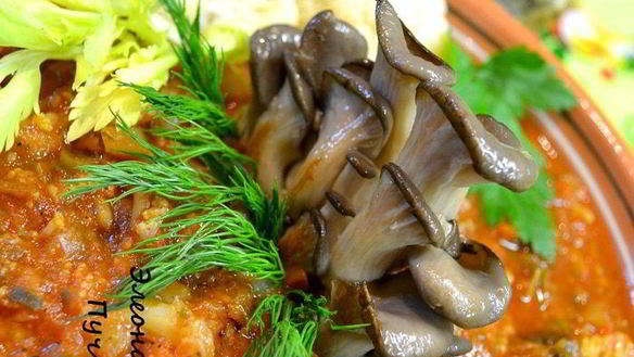 Рецепт Овощное рагу с грибамиПост