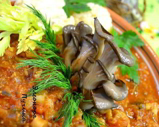 Овощное рагу с грибамиПост