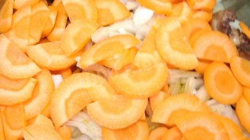 овощное рагу с курицей