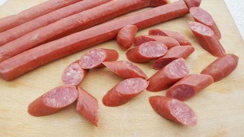 овощное рагу с острыми колбасками