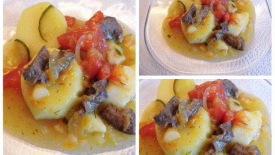 Рецепт овощное рагу с сердцем