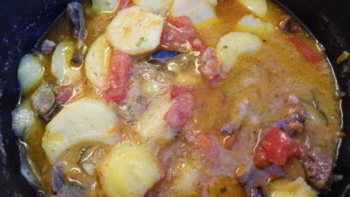 овощное рагу с сердцем