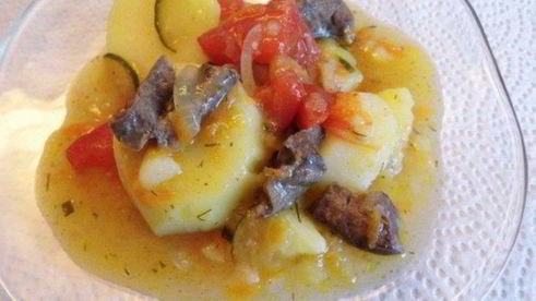 овощное рагу с сердцем