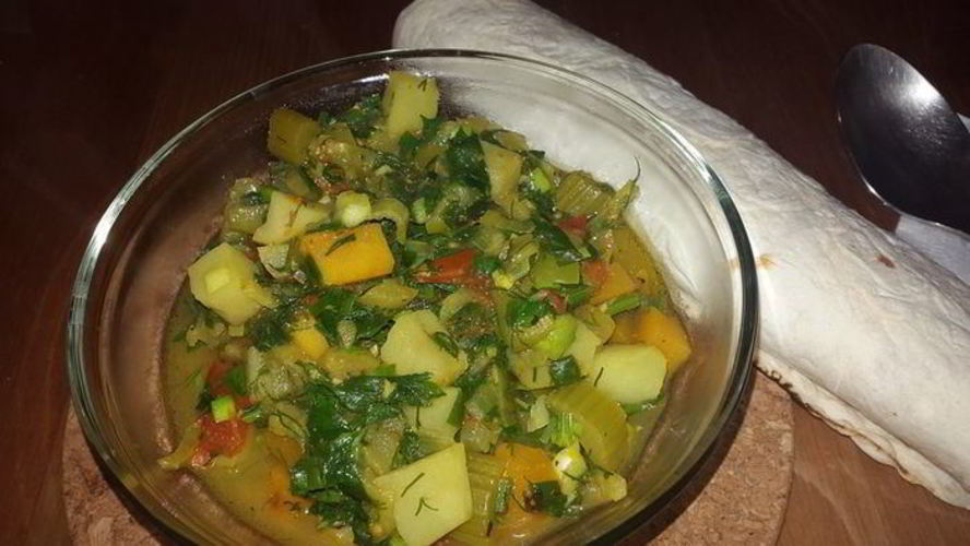 Рецепт овощное рагу с топинамбуром