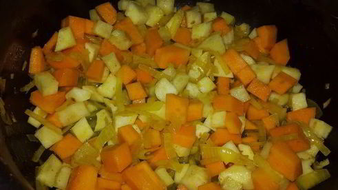 овощное рагу с топинамбуром