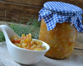 Овощное рагу в мультиварке на зиму