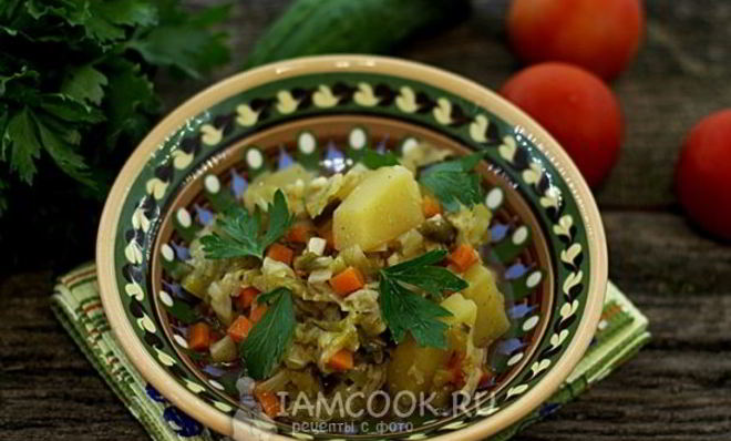 Овощное рагу в скороварке