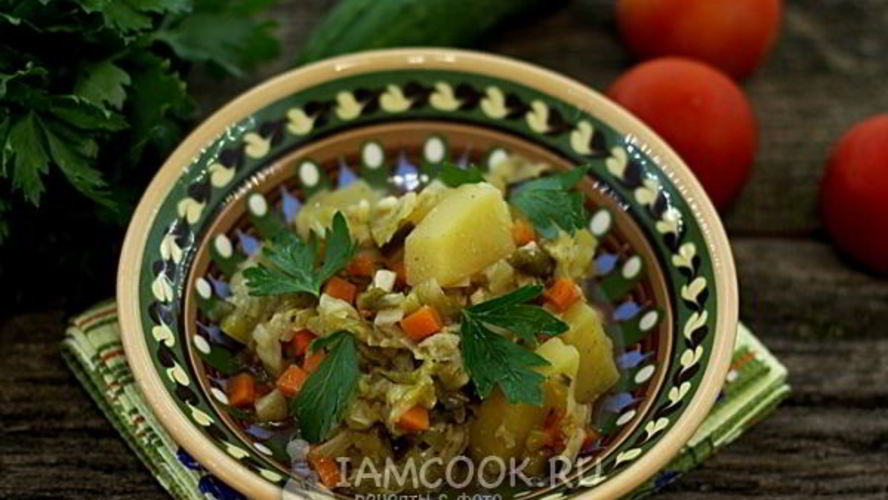 Рецепт овощное рагу в скороварке