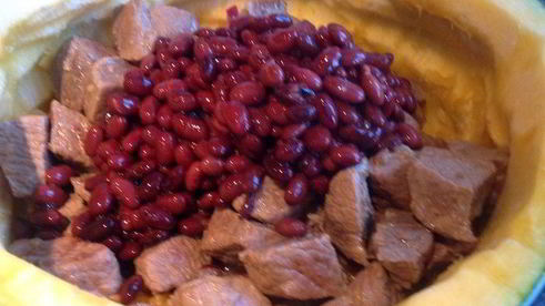 пикантное рагу в тыкве